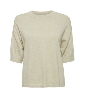 ICHI BYMMORLA FINE KNIT T-SHIRT CE