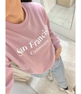 PCFREYA LS OVERSIZE SWEAT DB