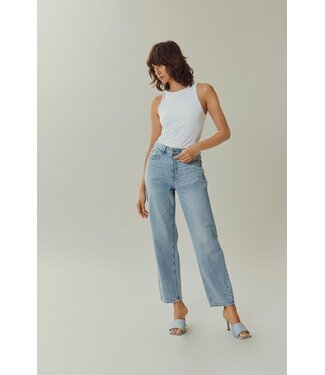 VIKELLY JAF HW STRAIGHT JEANS LB