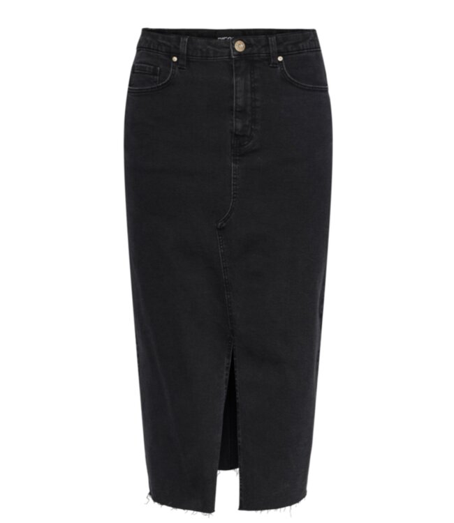 PCJESSIE HW ANKLE DENIM SKIRT BL