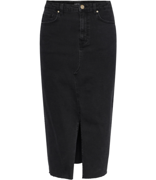 PCJESSIE HW ANKLE DENIM SKIRT BL