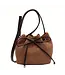 JOAN BALLOON BAG SUEDE BROWN