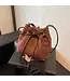 JOAN BALLOON BAG SUEDE BROWN