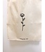 BLOEM TOTEBAG CANVAS NATUREL 40x35CM