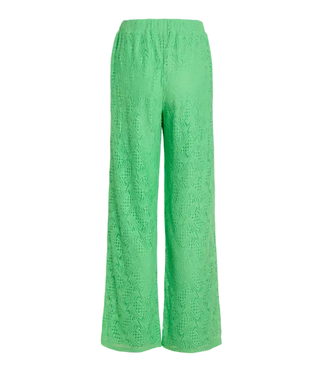 VIBEGENA HW WIDE PANTS SUMMER GREEN