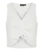 PCSASTINE CROPPED TOP CLOUD DANCER