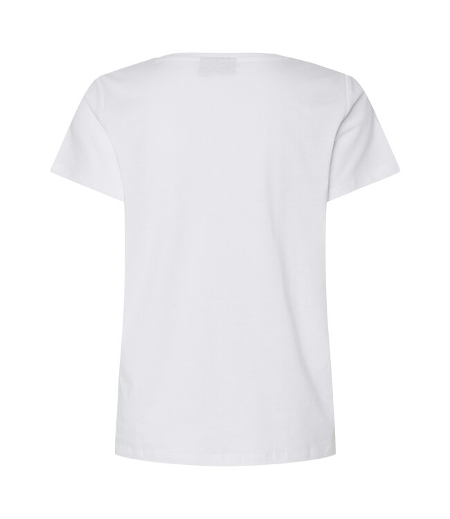 PCTUA SS V NECK PRINTED T-SHIRT