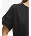 VIZIMA CROCHET O NECK SS TOP BL