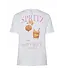 PCTALIA SS PRINTED TSHIRT WHITE SPRITZ