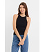FINE KNIT TANK TOP BL