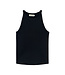 FINE KNIT TANK TOP BL