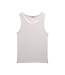 THE BASIC TANK TOP STRETCH RIB WH