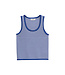 STRIPED BRIGHT BLUE FINE KNIT TOP