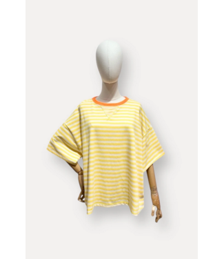 L’ESSTIEL TSHIRT BOBBY STRIPES YE