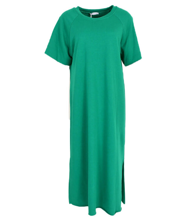 AZZURO SWEAT DRESS LONG GR