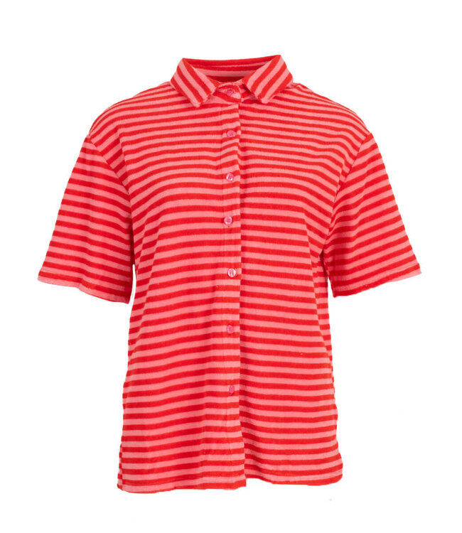 AZZURO TERRY STRIPE POLO RP