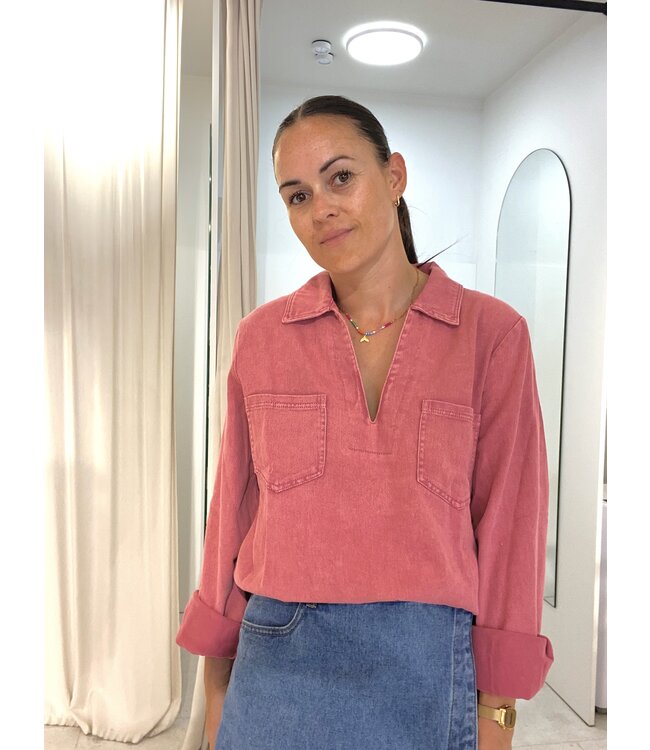 SOFT DENIM SHIRT LONG RO
