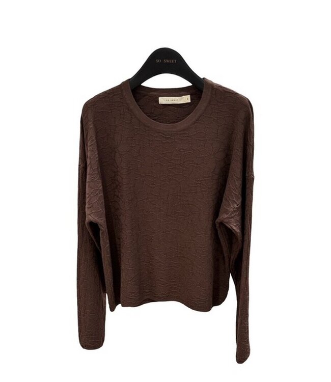 MILA  & ME FINE PATTERN KNIT BR