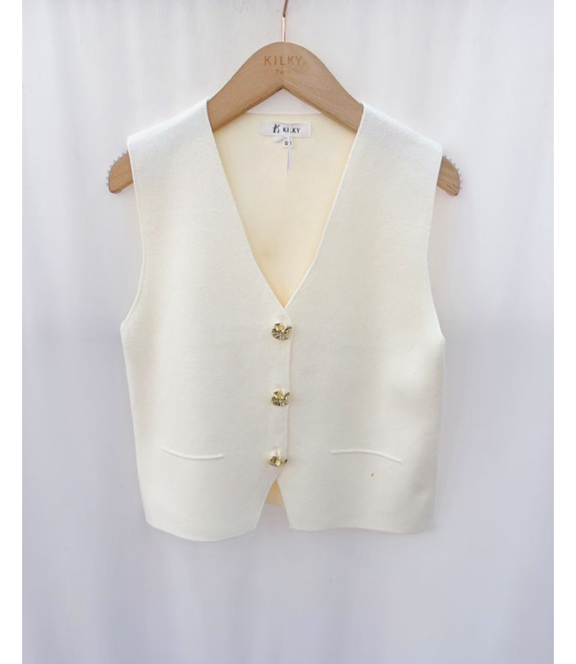 FINE KNIT GILET BE