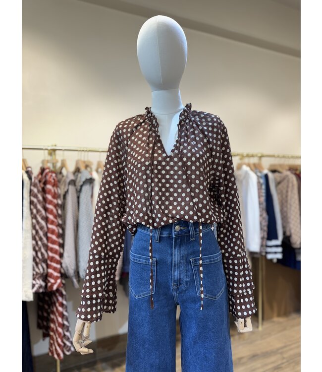 FLAVI DOT BLOUSE CH