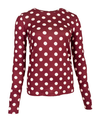 DOT LONGSLEEVE COL BUR
