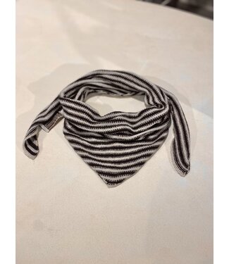 MILA  & ME KAIA SJAALTJE STRIPE DARK BROWN