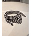 MILA  & ME KAIA SJAALTJE STRIPE DARK BROWN