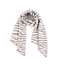 MILA  & ME TEA SJAAL PRINT BEIGE