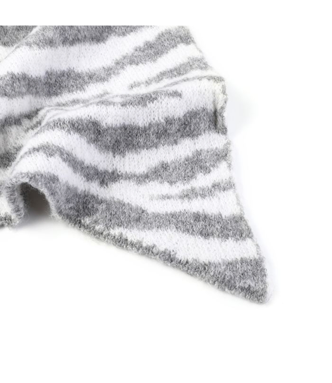 MILA  & ME TEA SJAAL PRINT GREY