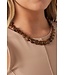 MILA  & ME HARTJES KETTING BRUIN