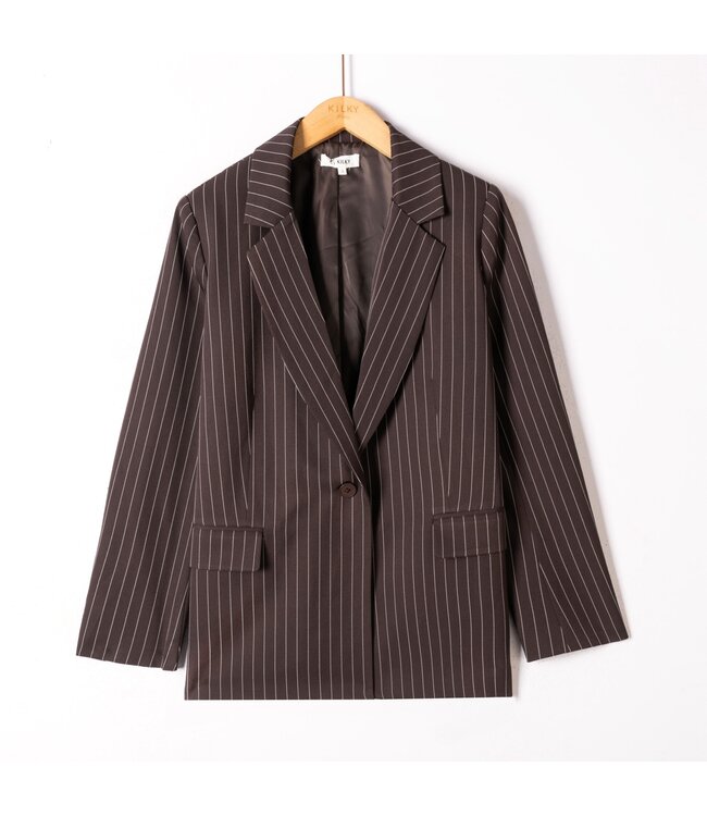FINE STRIPE GILET CA