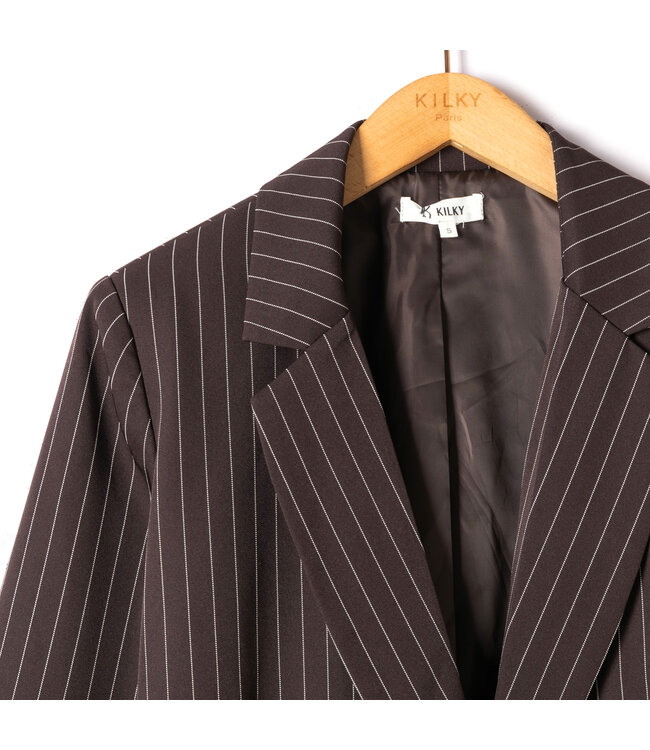 FINE STRIPE GILET CA