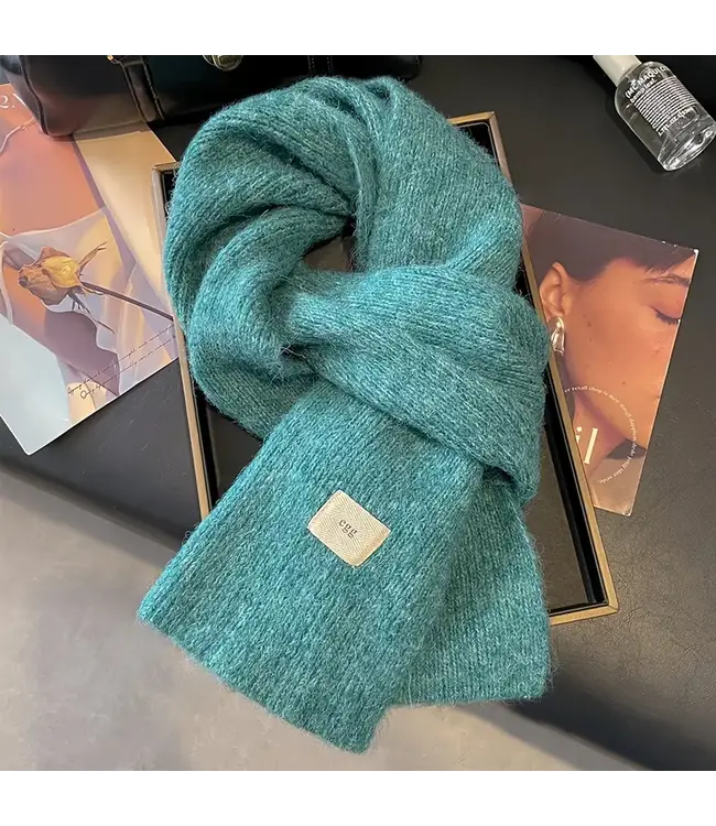 MILA  & ME EGG SJAAL WARM GROEN