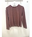 MILA  & ME BEST BASIC STRIPE LONGSLEEVE BC