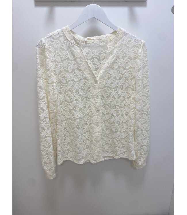 AELLA  LACE SHIRT CR