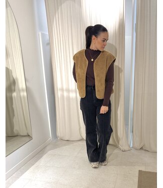 VIVI TEDDY GILET CAM