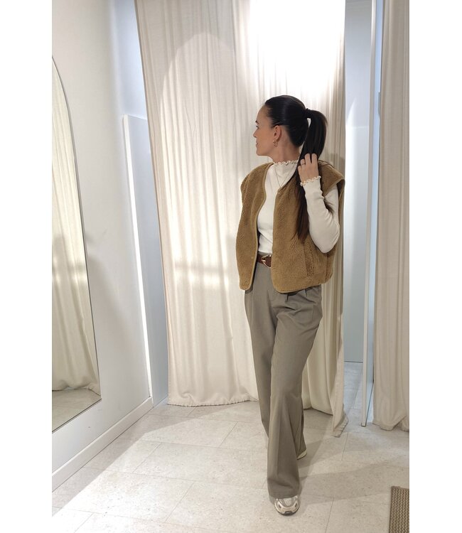 VIVI TEDDY GILET CAM