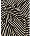 MILA  & ME CASSY SJAAL STRIPE BLACK/CREME