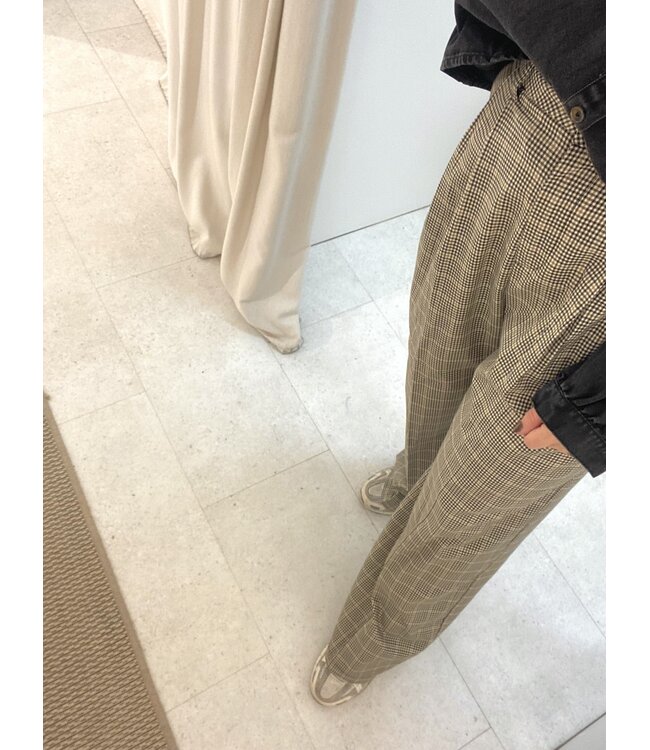 FEELKOO FLORENCE CHECK PANTS
