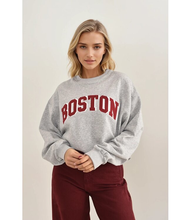 FEELKOO BOSTON SWEAT GREY