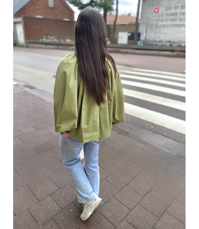 LUMINE MINE COTTON SHIRT KH