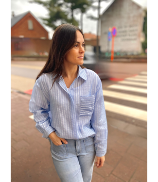 LUMINE CIEL STRIPE SHIRT SB