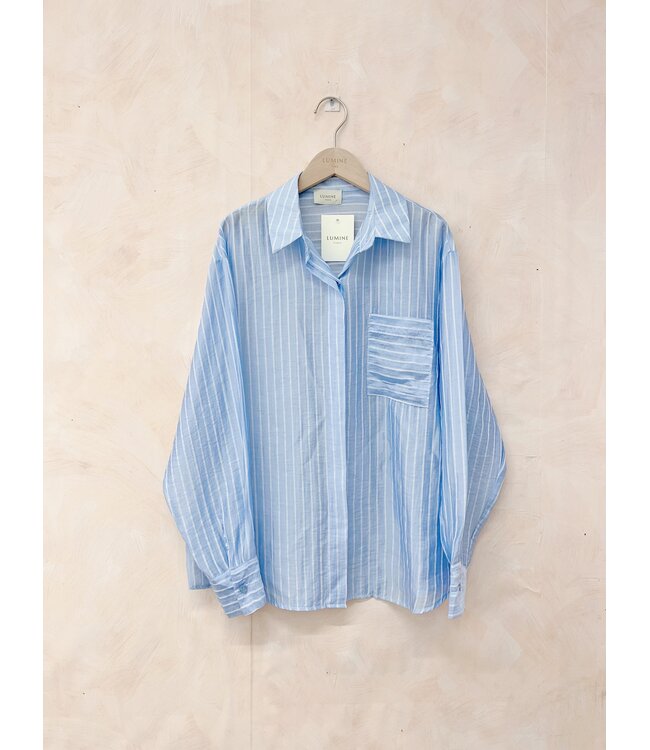 LUMINE CIEL STRIPE SHIRT SB