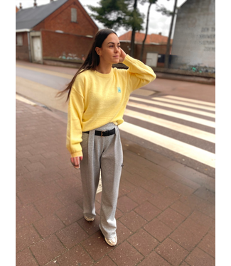 LUMINE GREY JOGGER BELT PANTS