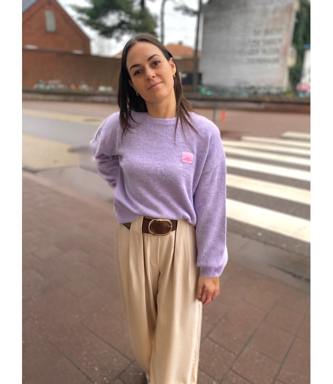 MILA  & ME HAPPY COLOR KNIT LILA ONE SIZE