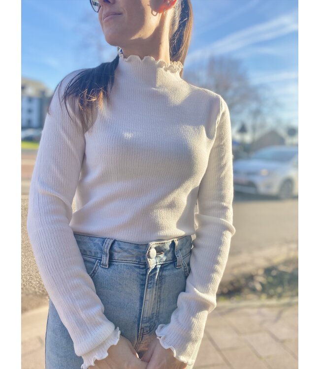 ELIN FINE BASIC KNIT WH