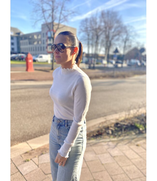 ELIN FINE BASIC KNIT WH