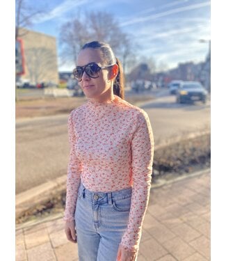 FINE FLOWER MESH LONGSLEEVE OR