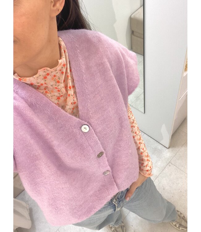 FINE FLOWER MESH LONGSLEEVE OR