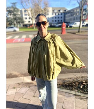 LUMINE MINE COTTON SHIRT KH